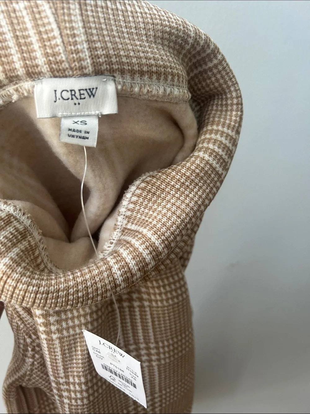 NWT J Crew Brown/Tan Turtleneck Sweater